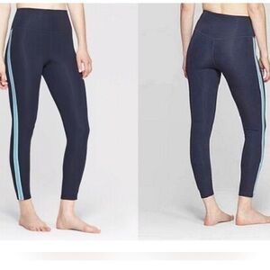 NWOT- JOYLAB Women's Navy Blue Leggings with Side Stripe